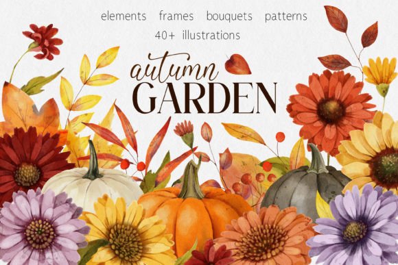 Autumn Garden Watercolor: An Embroidery Review