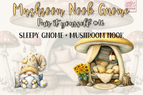 Watercolor Mushroom Nook Gnome Set 16 Review