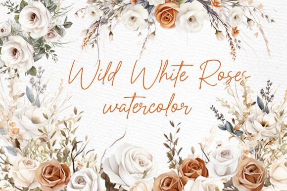 White Roses Clipart Watercolor PNG Illustrations Review